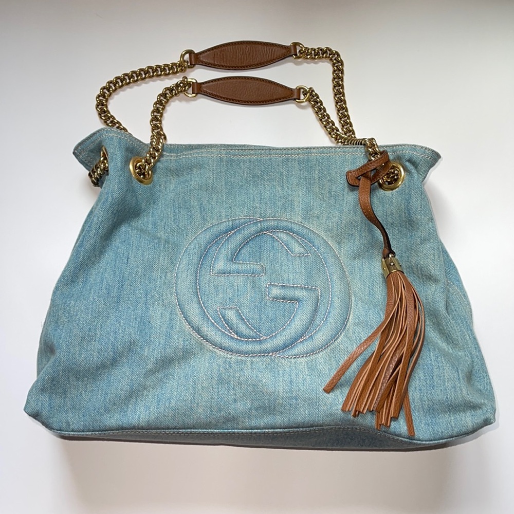 Gucci Denim Soho Bag